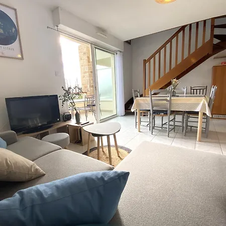 Fouesnant Beg Meil, Duplex Au Coeur Du Village, A 450 M De La Apartament Beg-Meil